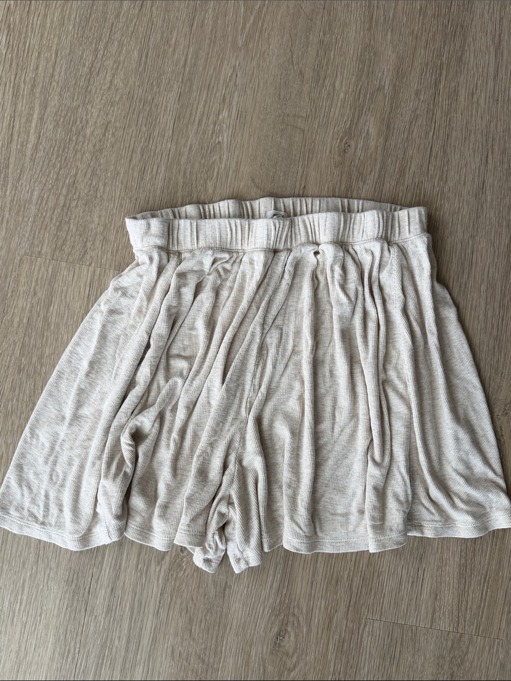 Aerie heather metallic Light Beige Women’s Relaxed PJ/Lounge Shorts
